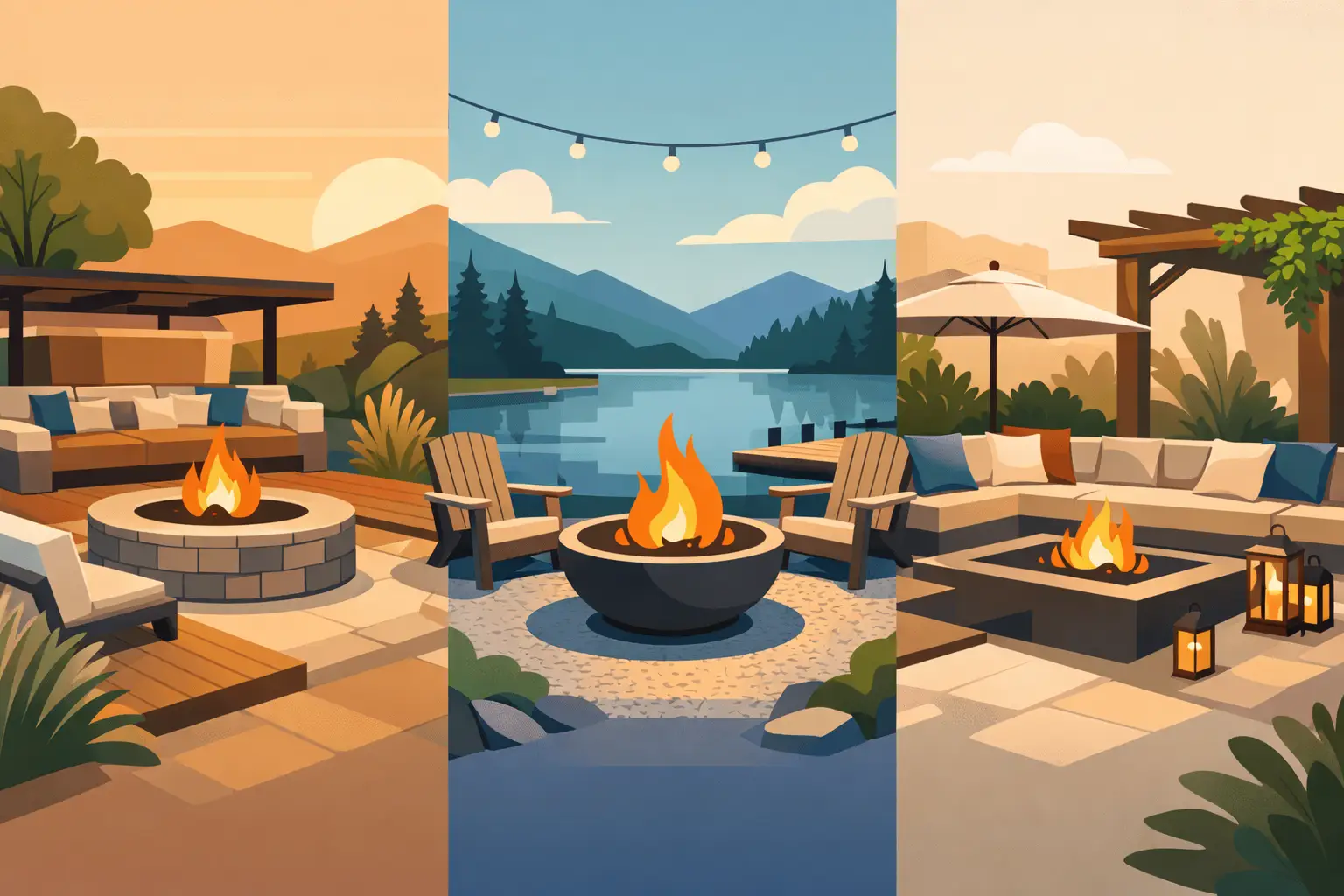 12 Fire Pit Patio Design Ideas That Work