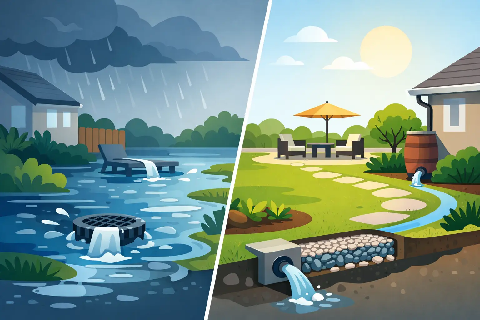 How to Fix Backyard Flooding for Good