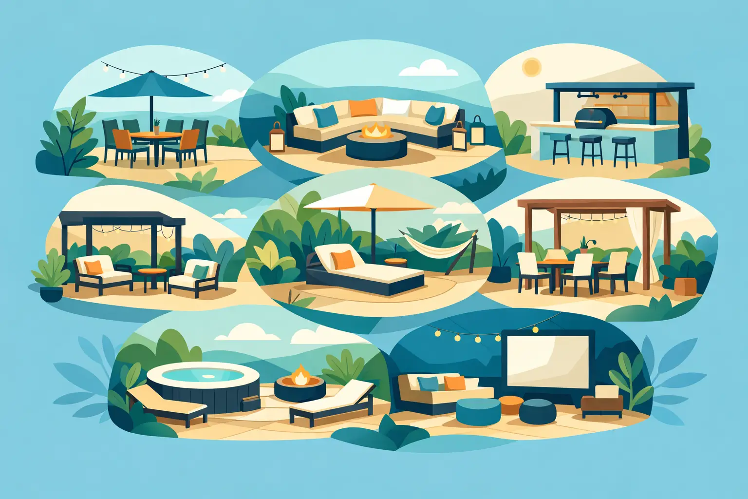 7 Best Patio Layouts for Entertaining