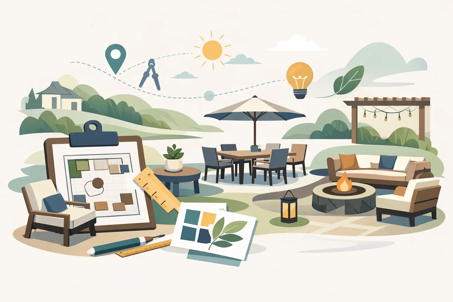 How to Plan Outdoor Seating Areas Right