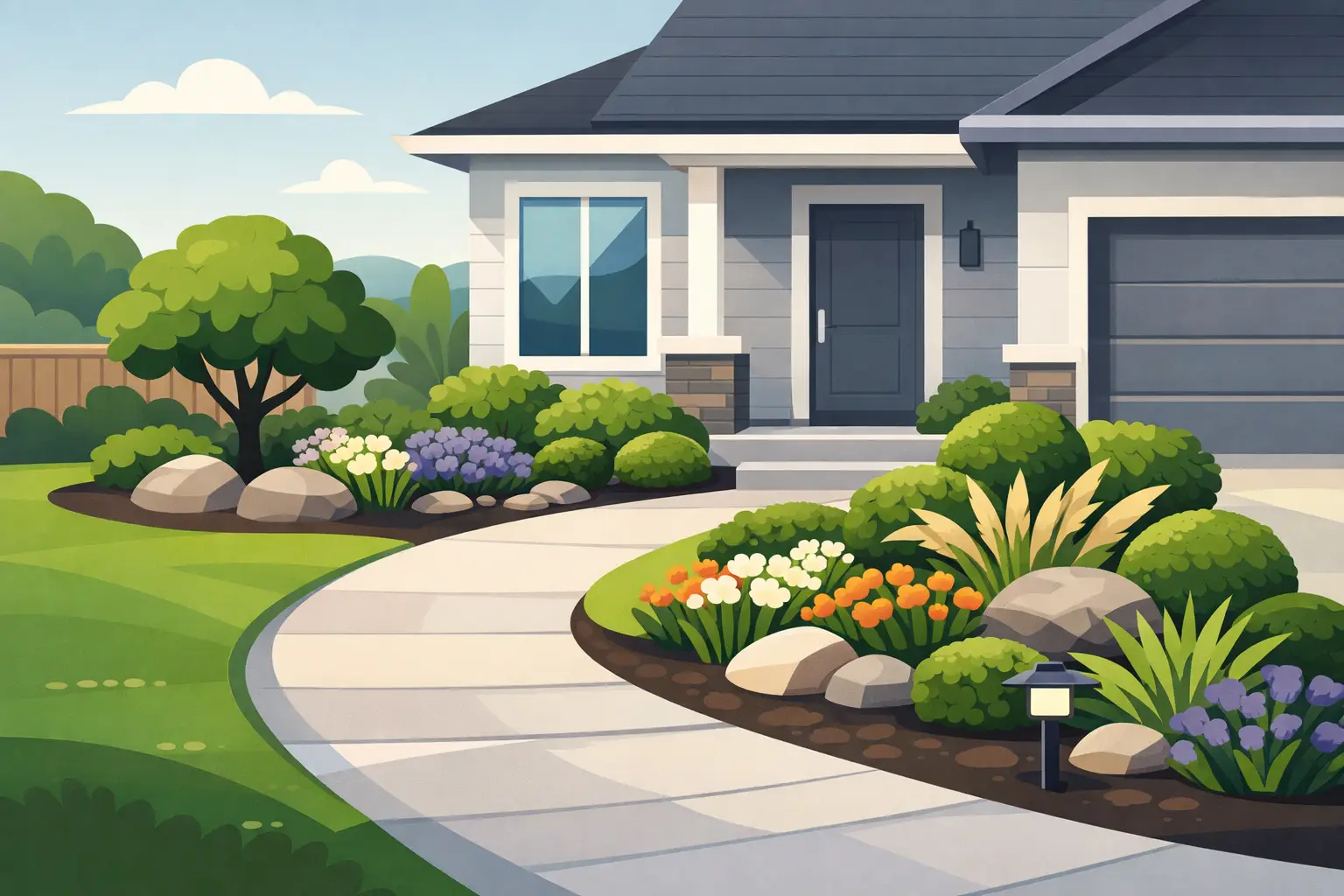 Front Yard Curb Appeal Landscaping That Lasts