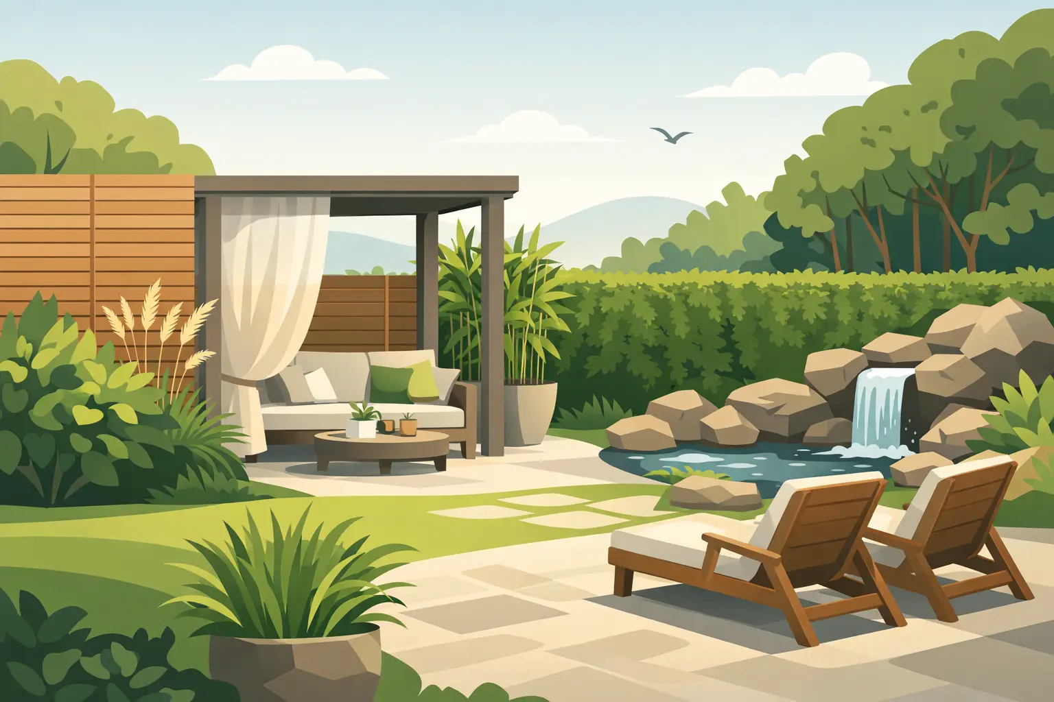 How to Create Outdoor Privacy That Feels Natural