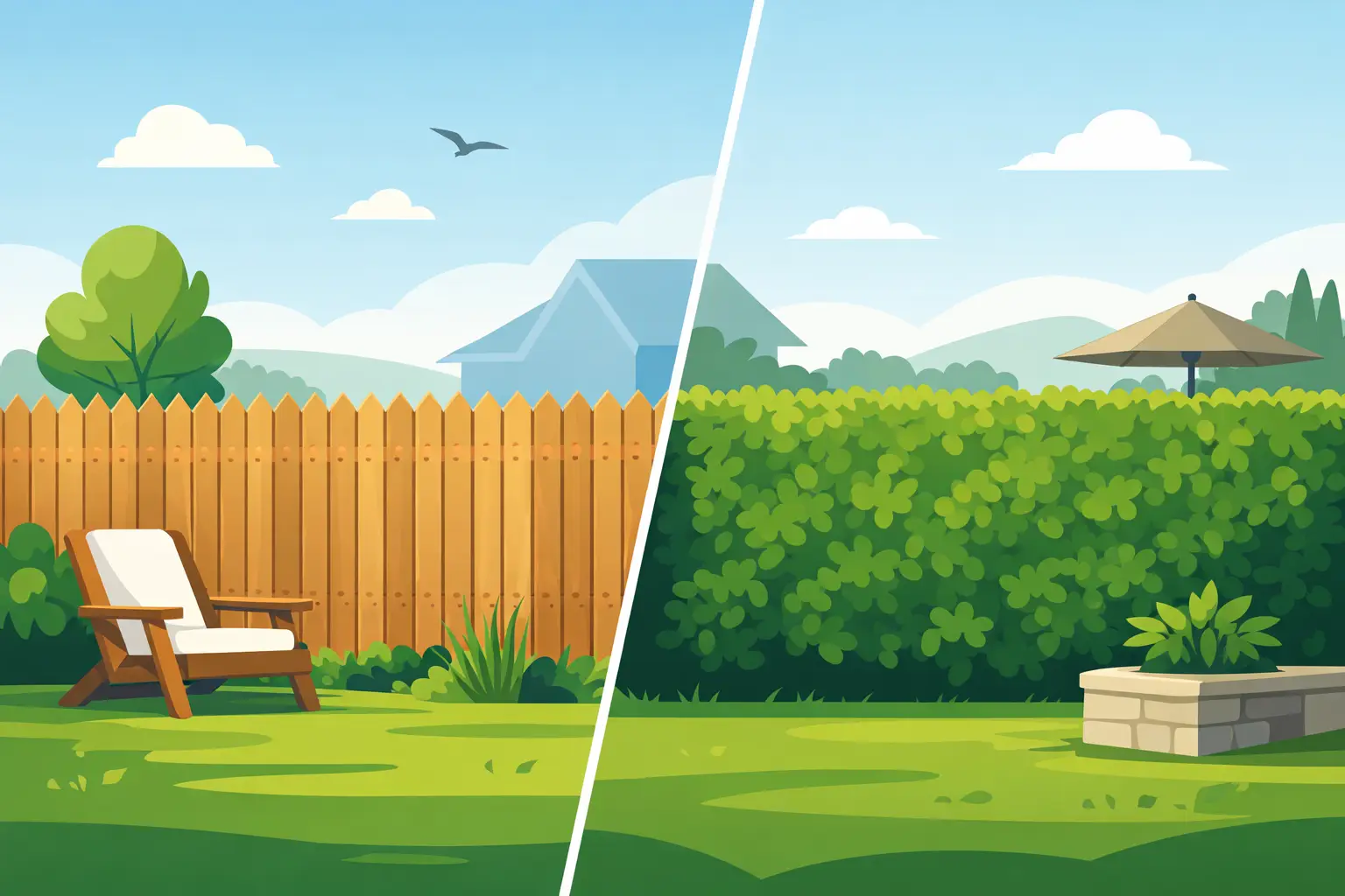 Wood Fence vs Privacy Hedge: Which Fits Your Yard?