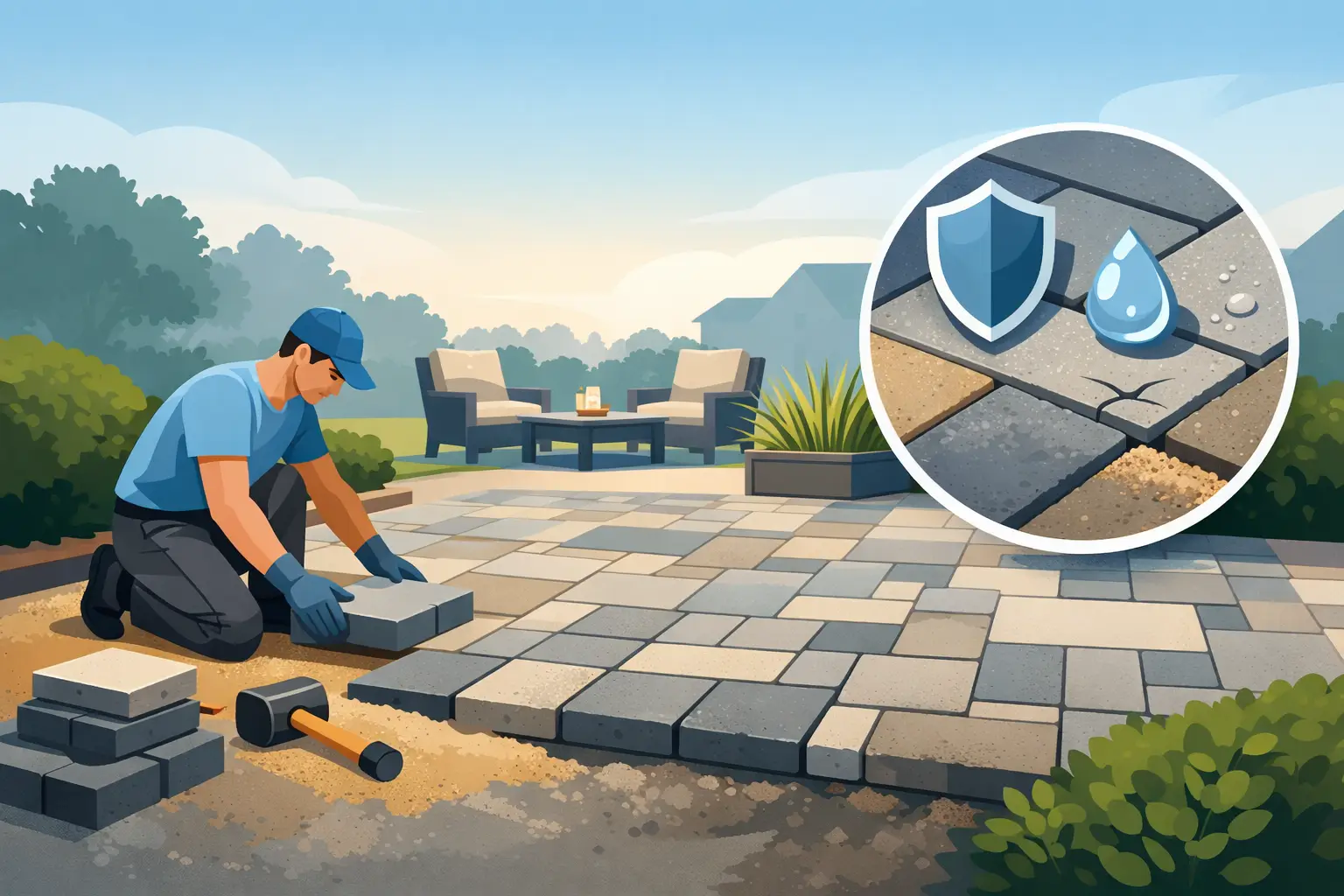 An Interlocking Patio Installation Review That Lasts