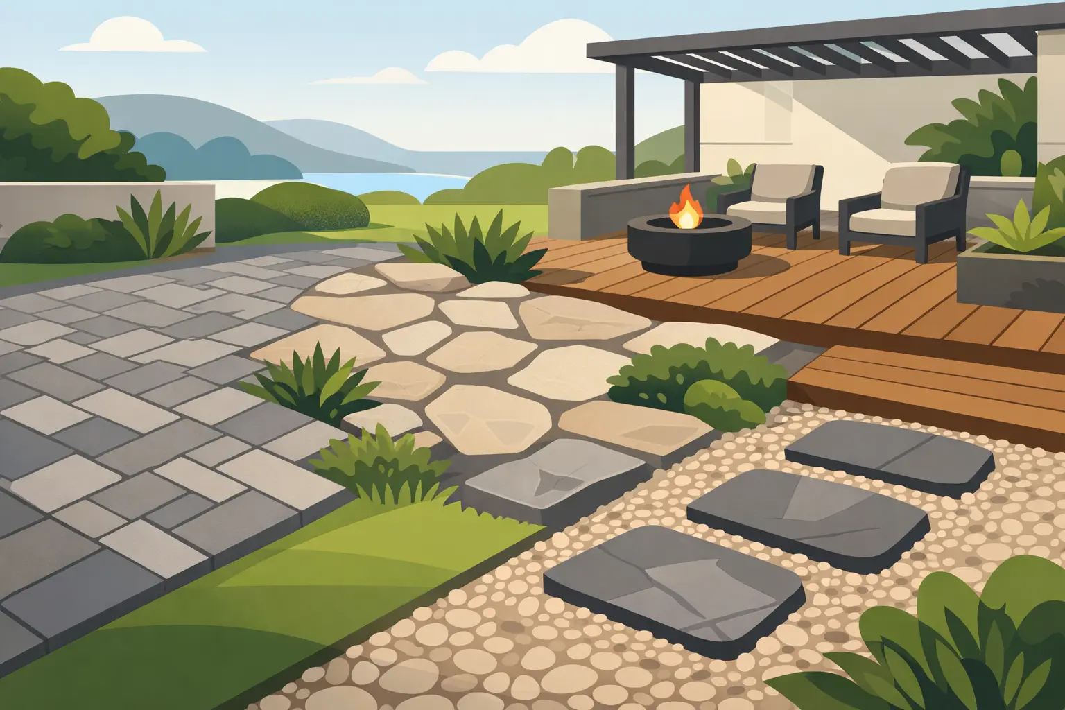 Best Hardscaping Materials for Patios That Last