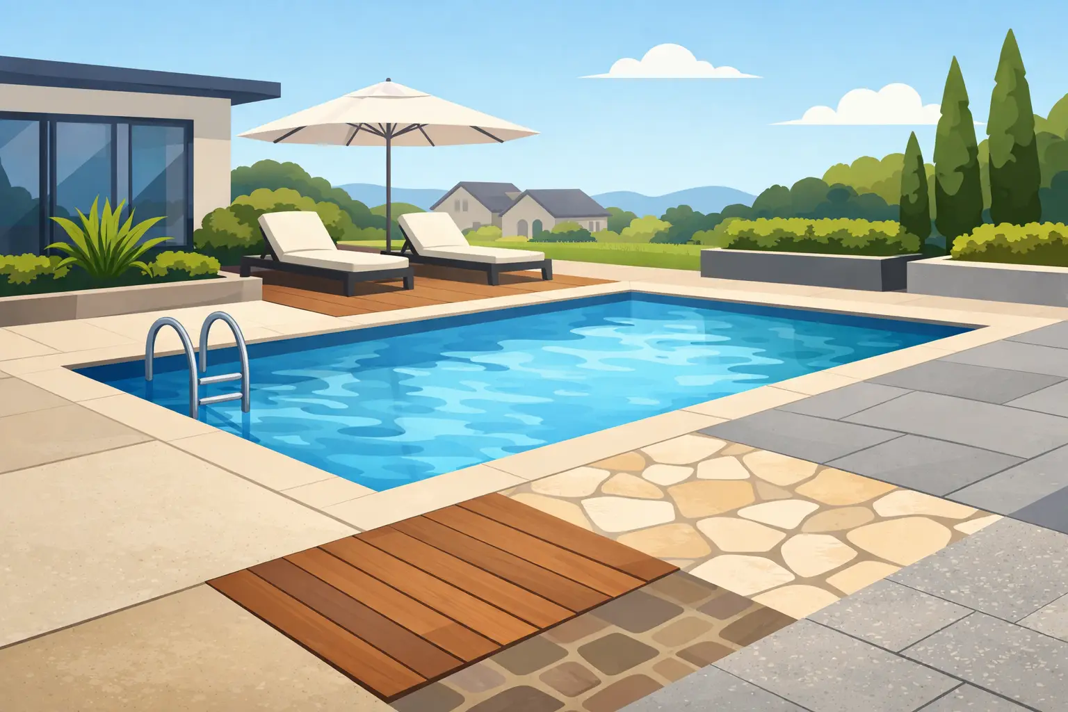 Best Surfaces for Pool Decks in GTA Homes