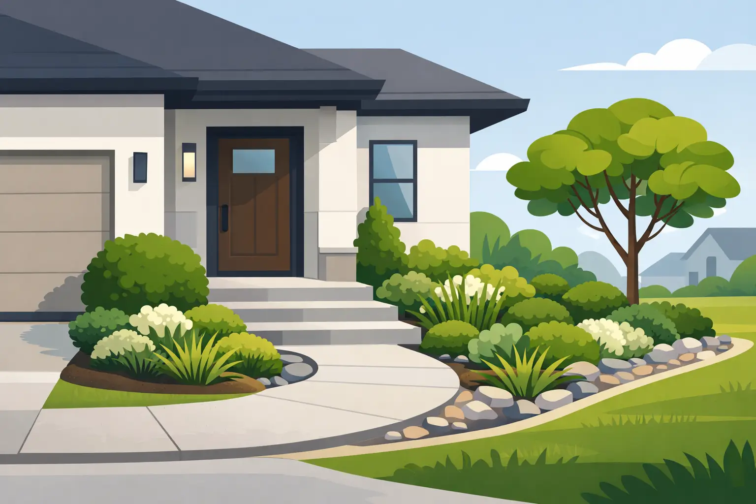 Entryway Landscaping for Curb Appeal That Lasts
