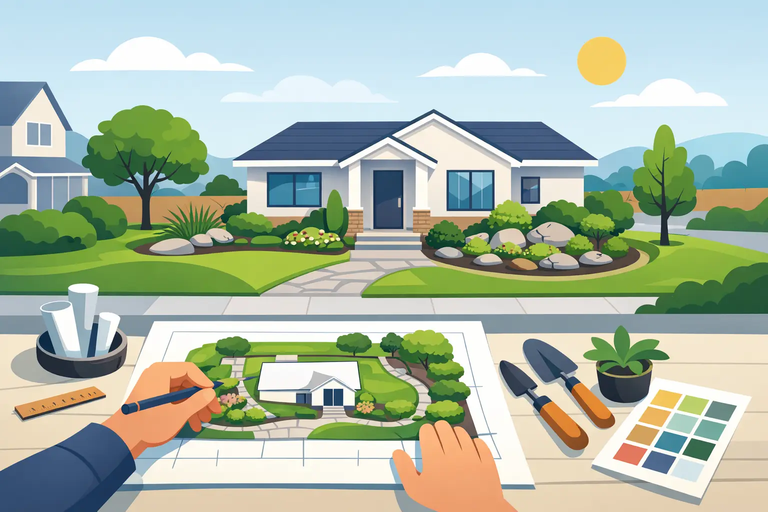 How to Plan Front Yard Landscaping That Lasts