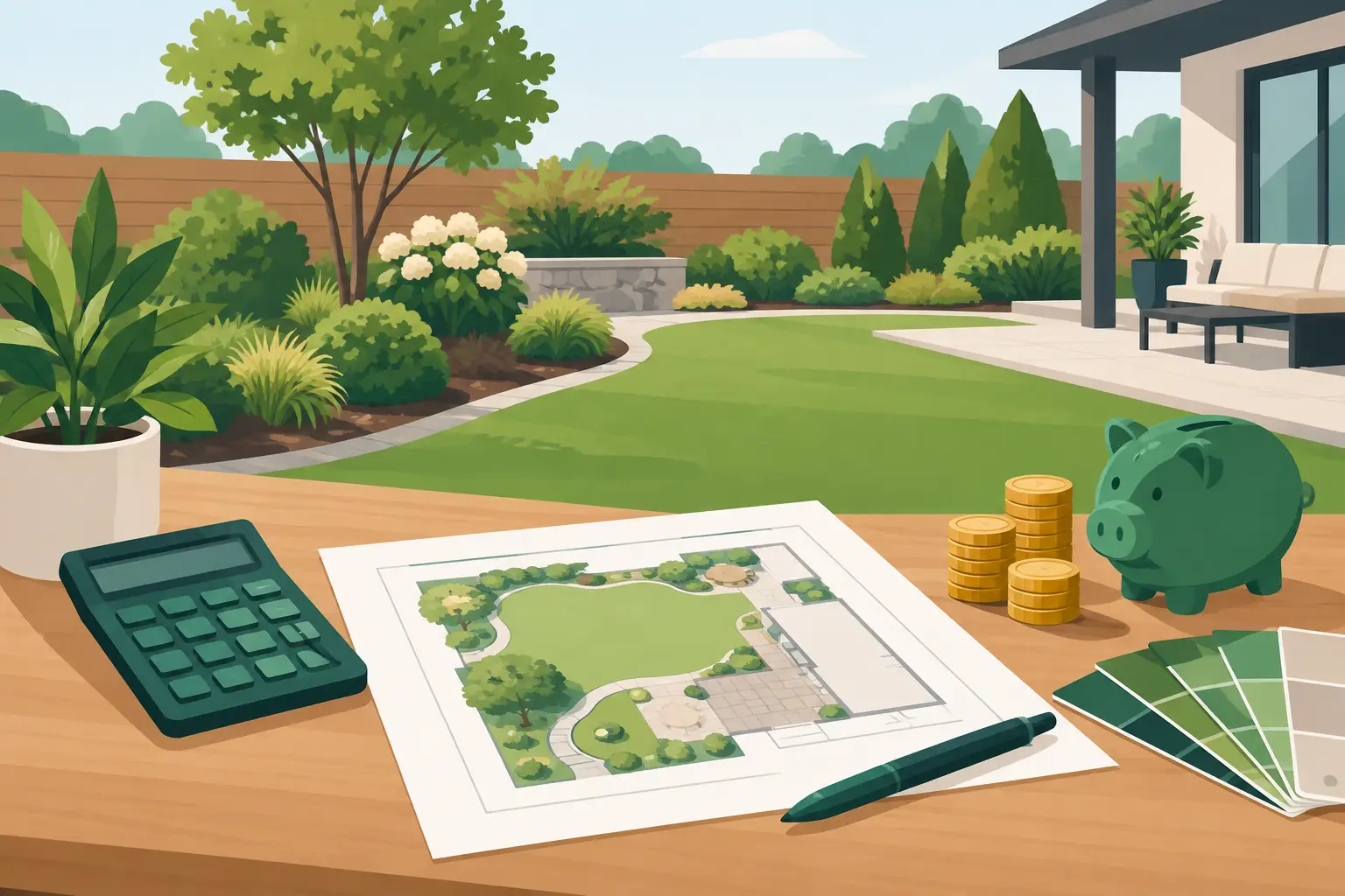 How to Budget Landscape Construction Wisely