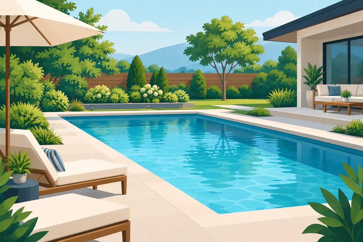 Pool Landscaping That Makes the Whole Yard Work