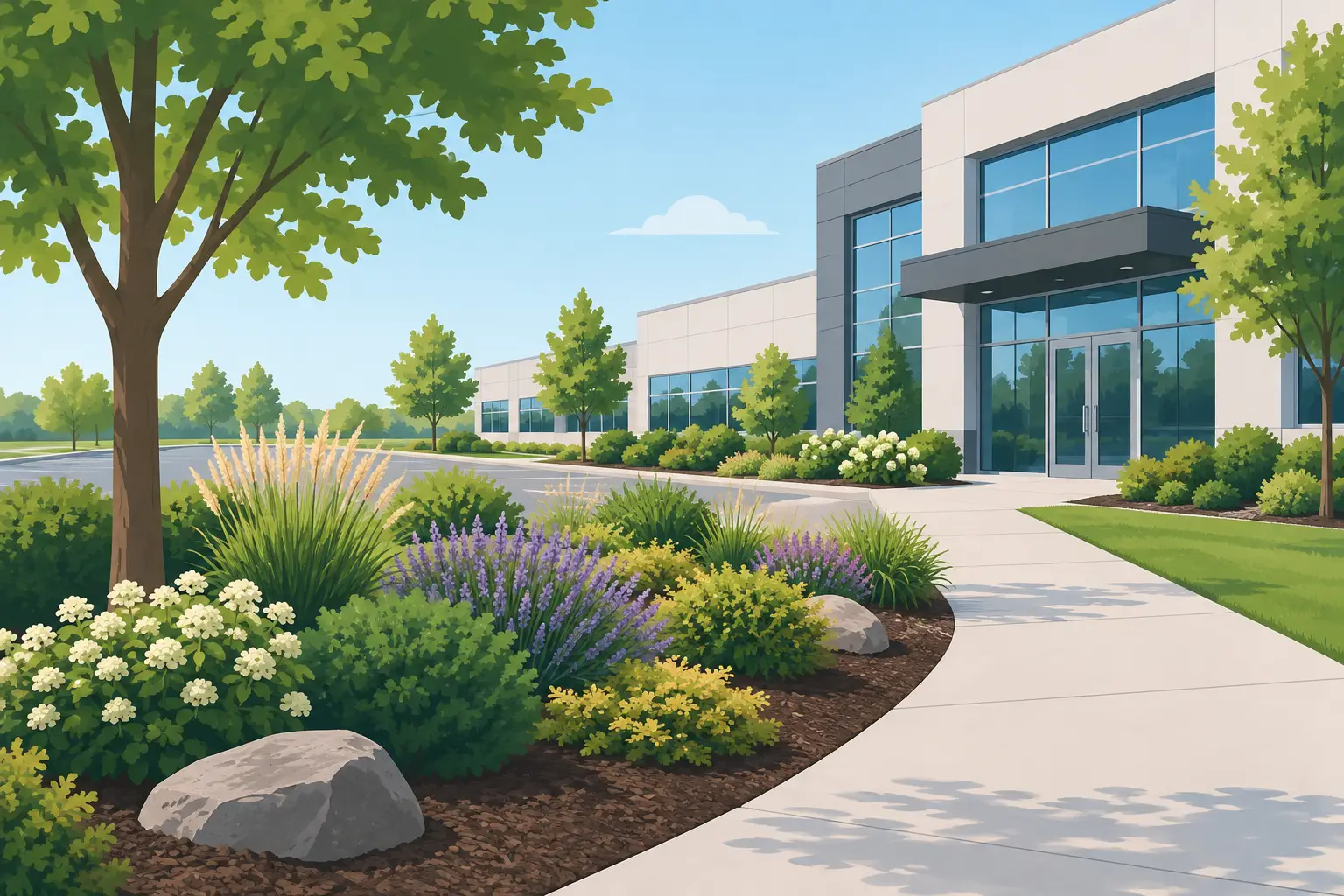 A Guide to Commercial Site Planting That Lasts