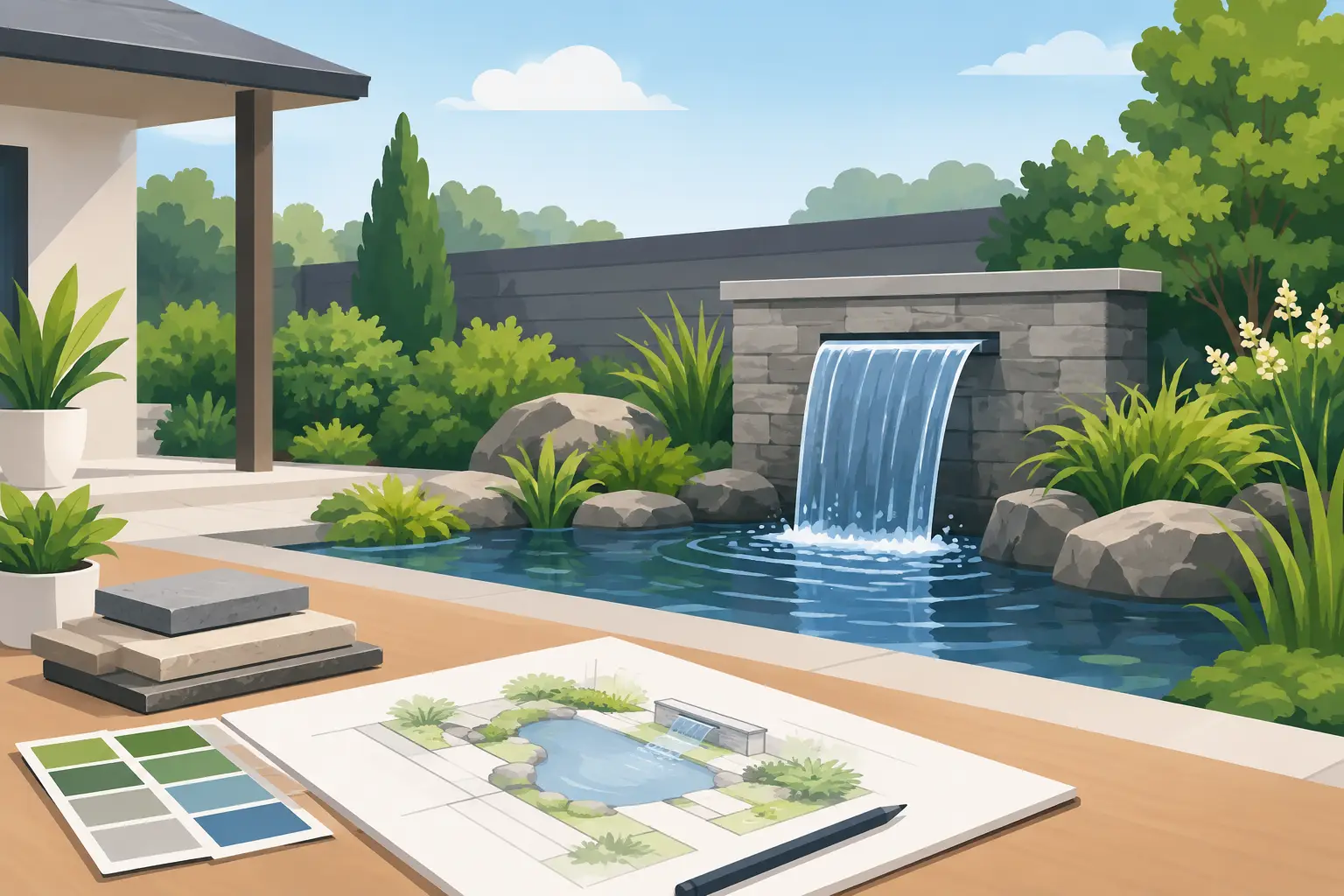 Outdoor Water Feature Design Considerations